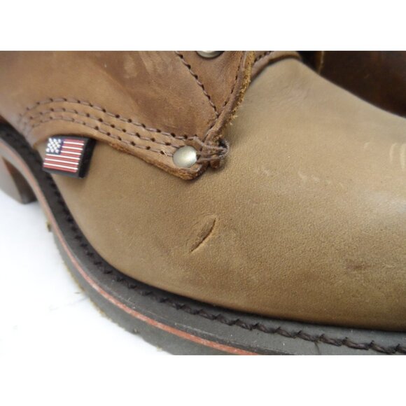 Double H Mens 9" Lewis Soft Toe Packer Boot DH3706 *Made In USA* Brown Size 8 2E - Picture 8 of 9